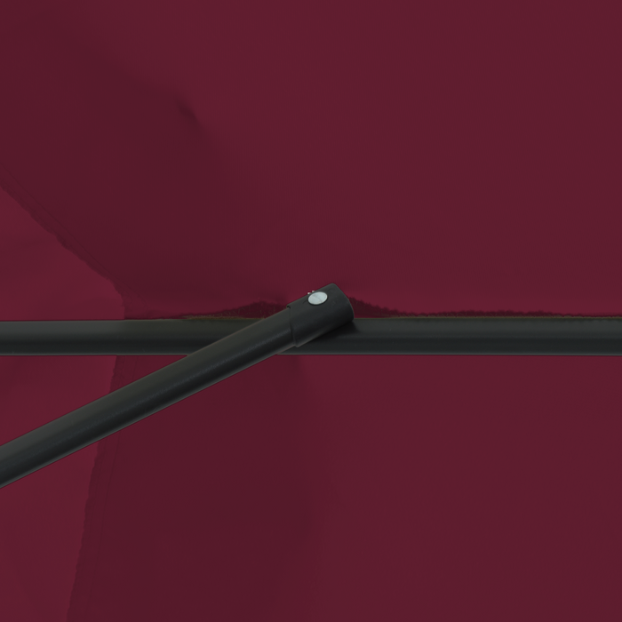 Ombrellone da Giardino ø395x245 cm Bordeaux