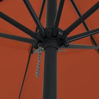 Gazebo da giardino  ø395x245 cm Terracotta