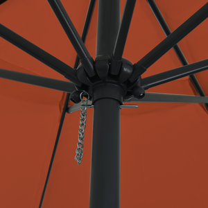 Gazebo da giardino  ø395x245 cm Terracotta