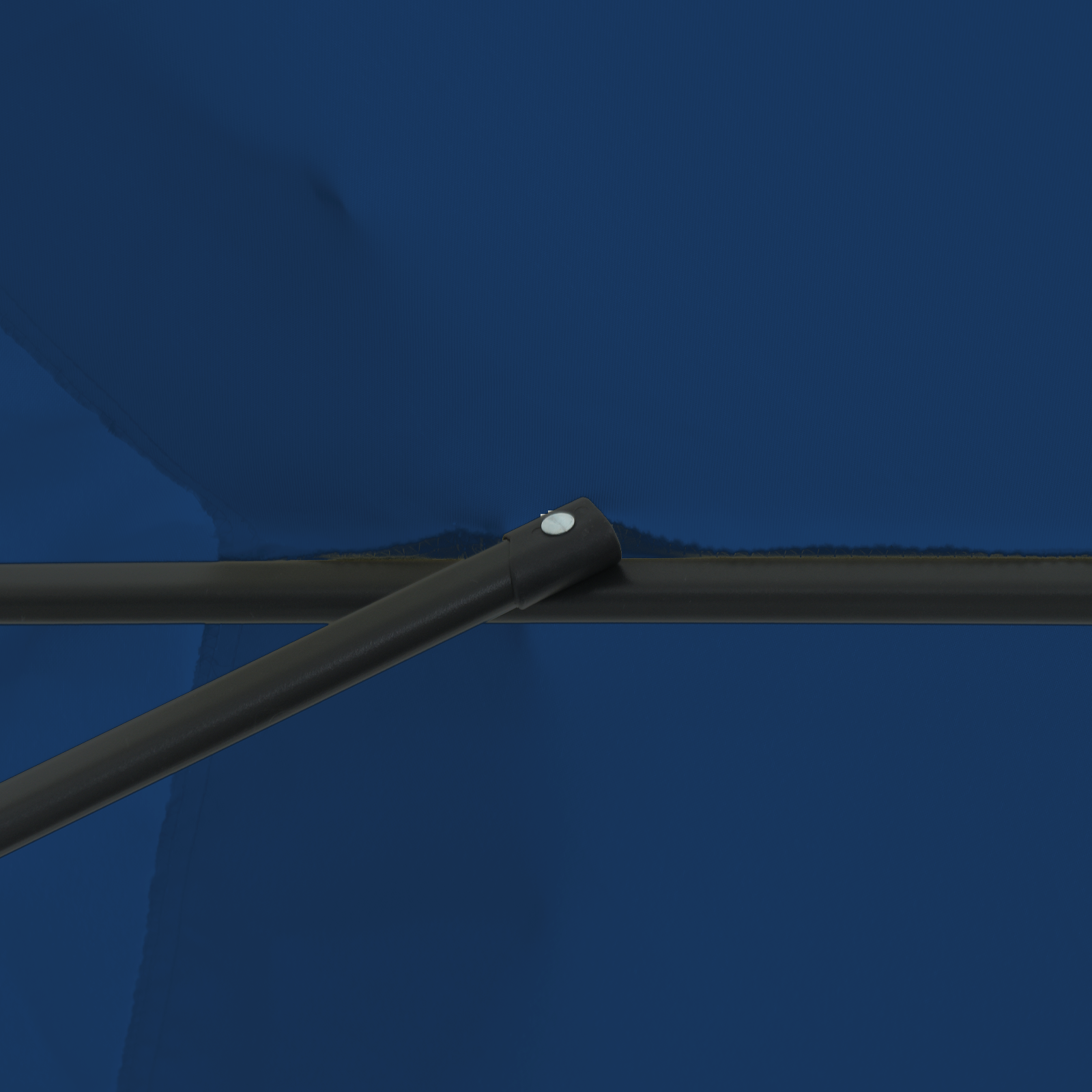 ombrellone da giardino  ø395x245 cm Blu Azzurro