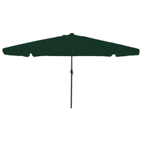 Parasol da Giardino  con Luci LED ø395x245 cm Verde