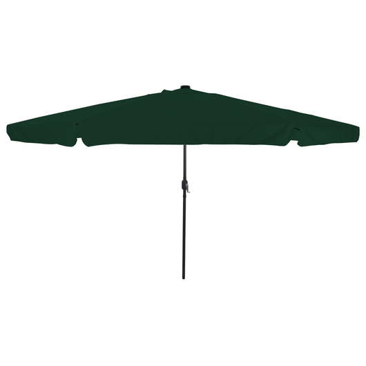 Parasol da Giardino  con Luci LED ø395x245 cm Verde