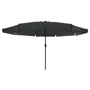 Parasol da Giardino  con Luci a LED ø395x245 cm Antracite