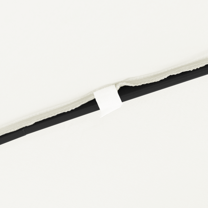 Ombrellone Quadrato da Giardino  295x245 cm Bianco Sabbia
