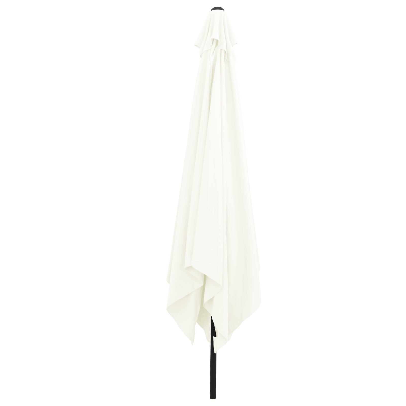 Ombrellone Quadrato da Giardino  295x245 cm Bianco Sabbia