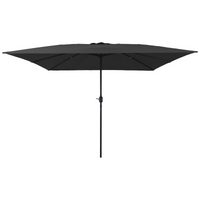 Parasol da Giardino Quadrato 295x245 cm Antracite