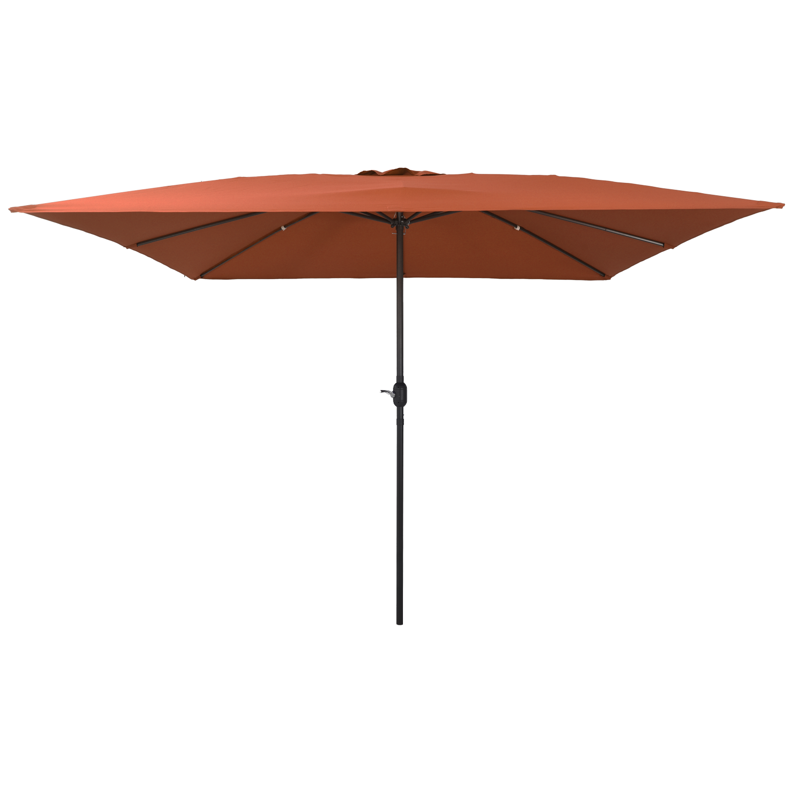 Parasol da giardino quadrato  295x245 cm Terracotta