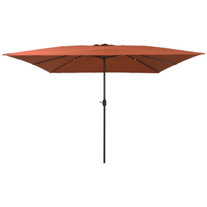 Parasol da giardino quadrato  295x245 cm Terracotta