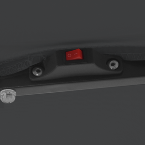 ombrellone quadrato  con luci LED 295x245 cm grigio scuro