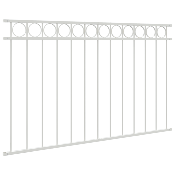 Pannello Fencing  Bianco 1,7x1 m in Acciaio