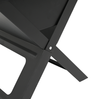 Griglia BBQ a Carbone - Pieghevole, Nera, 46x30x31 cm, Realizzata in Acciaio