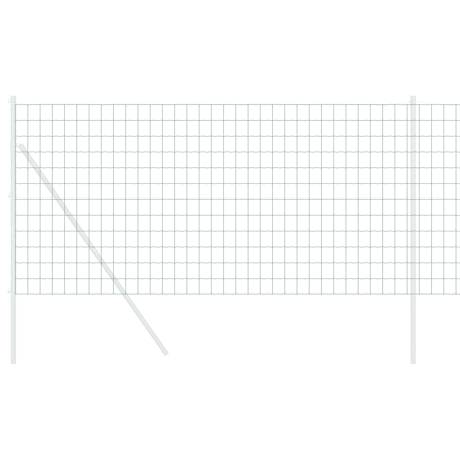 Recinzione Euro Verde 1x10 m Acciaio