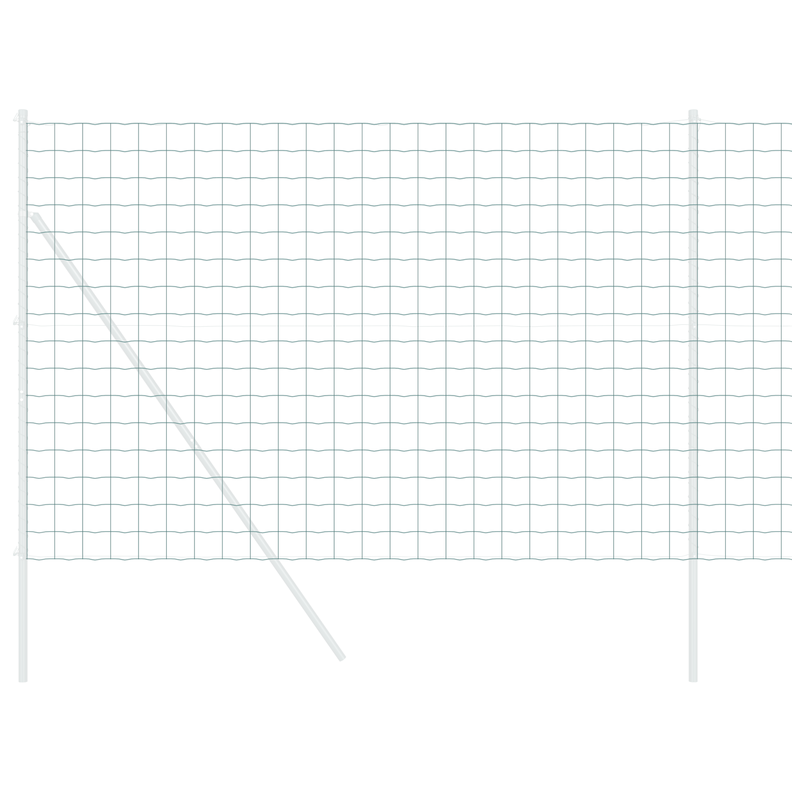Recinzione Euro Verde 1.6x10m Acciaio