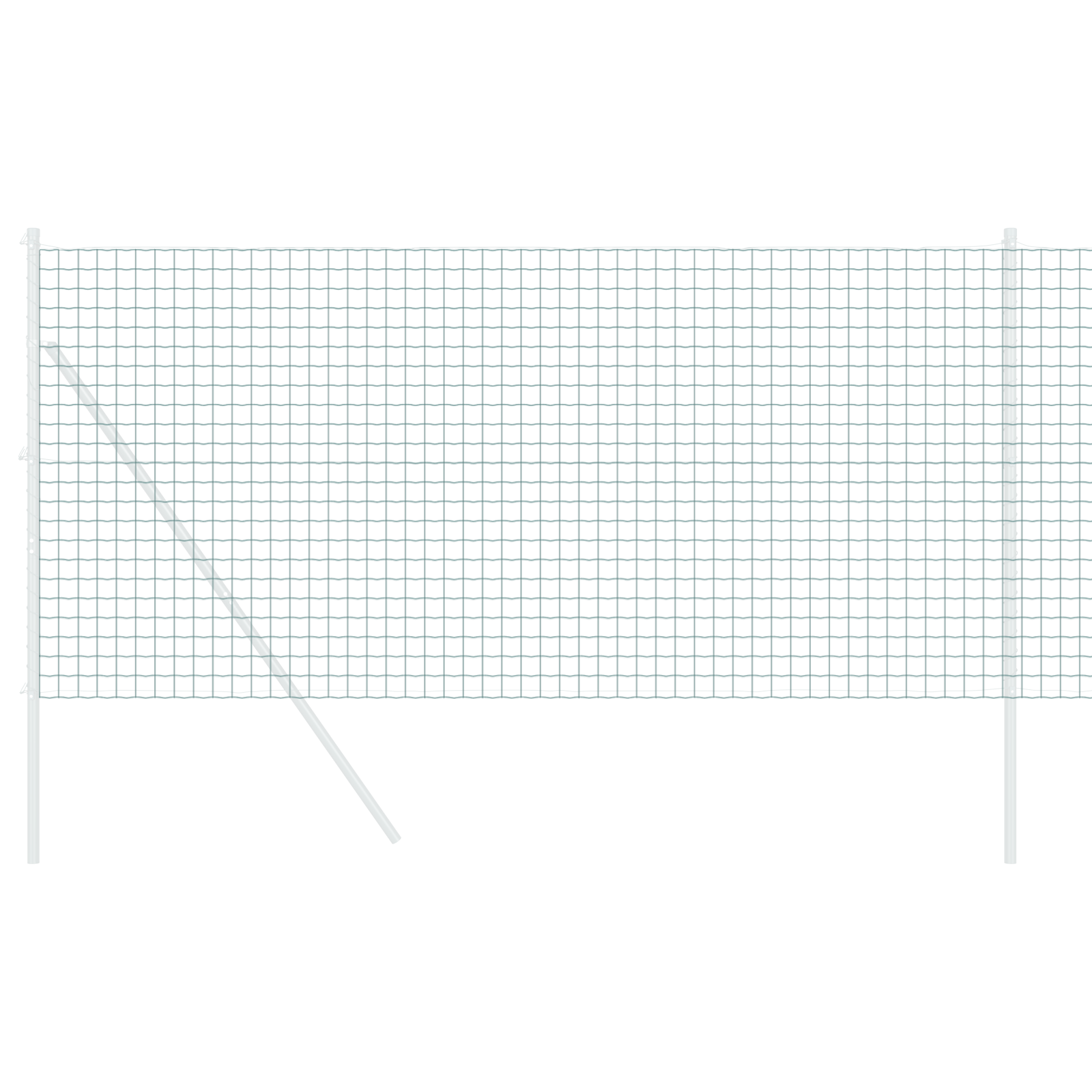 Recinzione Euro Verde 1.2x25 m Acciaio