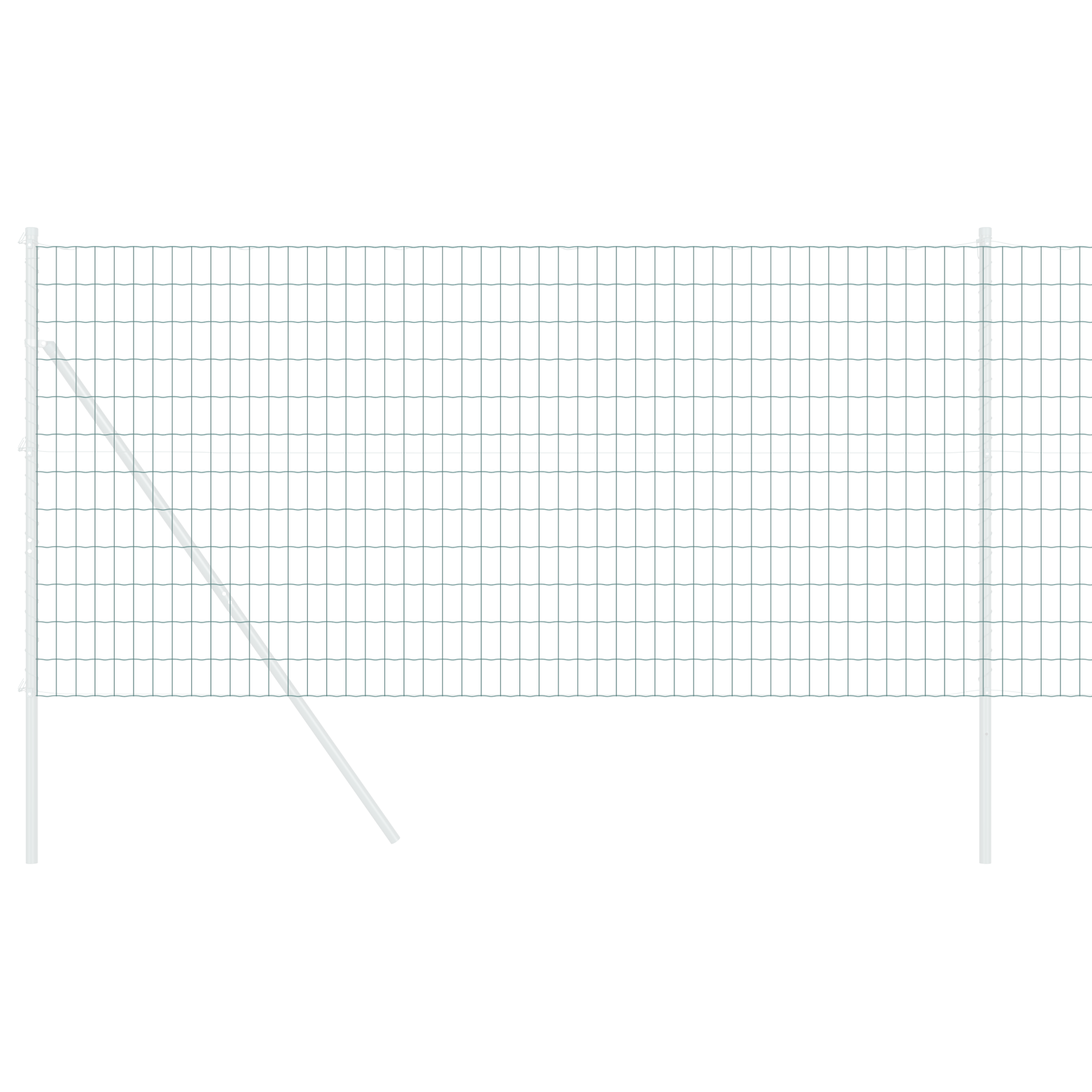 Cancello Euro Verde 1x25 m Acciaio
