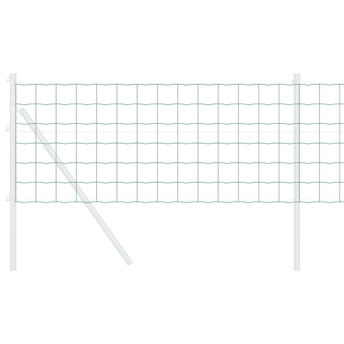 Recinzione Euro Verde 0.4x50 m Acciaio