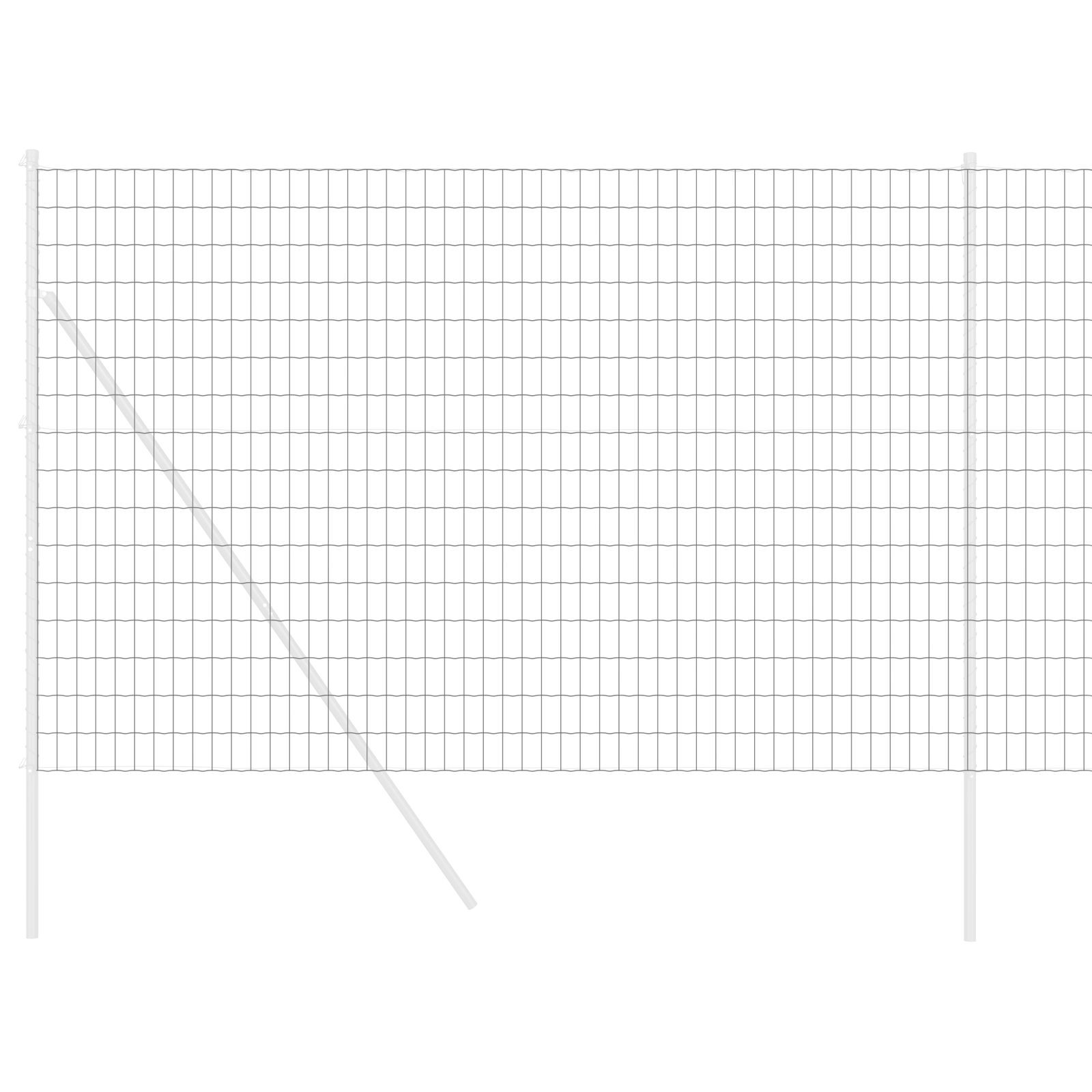 Recinto Euro Grigio 1.5x10 m Acciaio