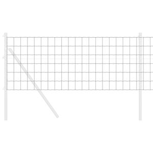 Recinzione Euro Grigia 0,8x10 m in Acciaio