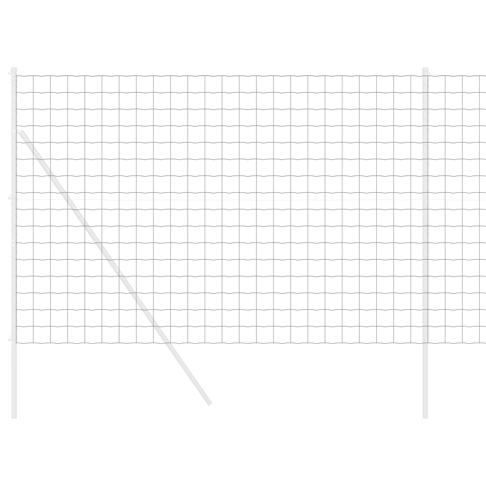 Recinzione Euro Grigia 1.6x10 m Acciaio