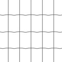Recinzione Euro Grigio 0.4x50 m Acciaio