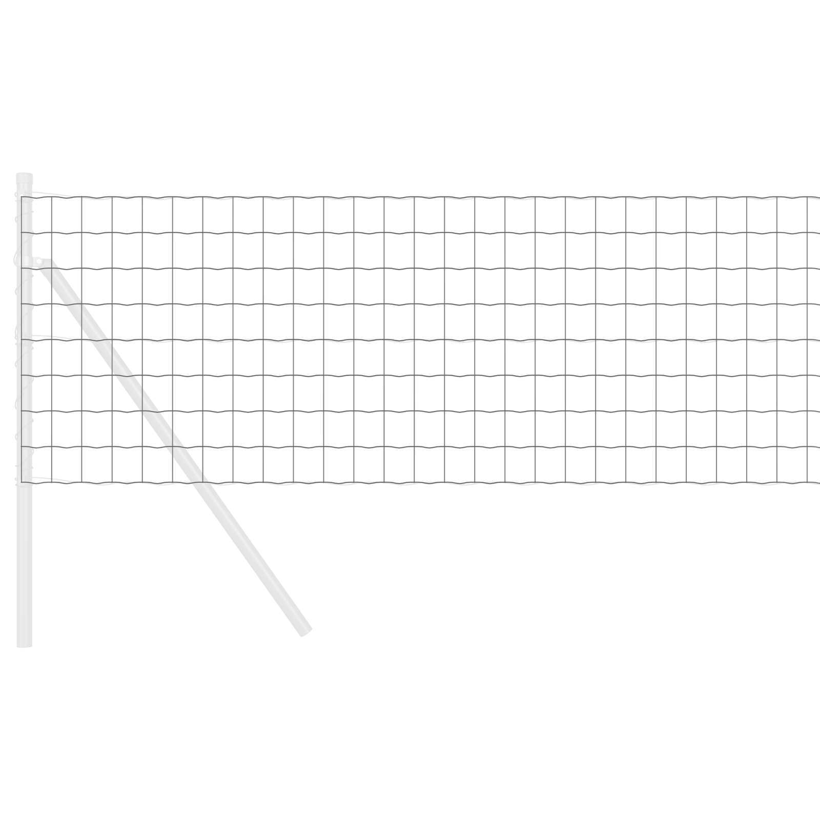 Cancello Euro Grigio 0.4x10 m Acciaio