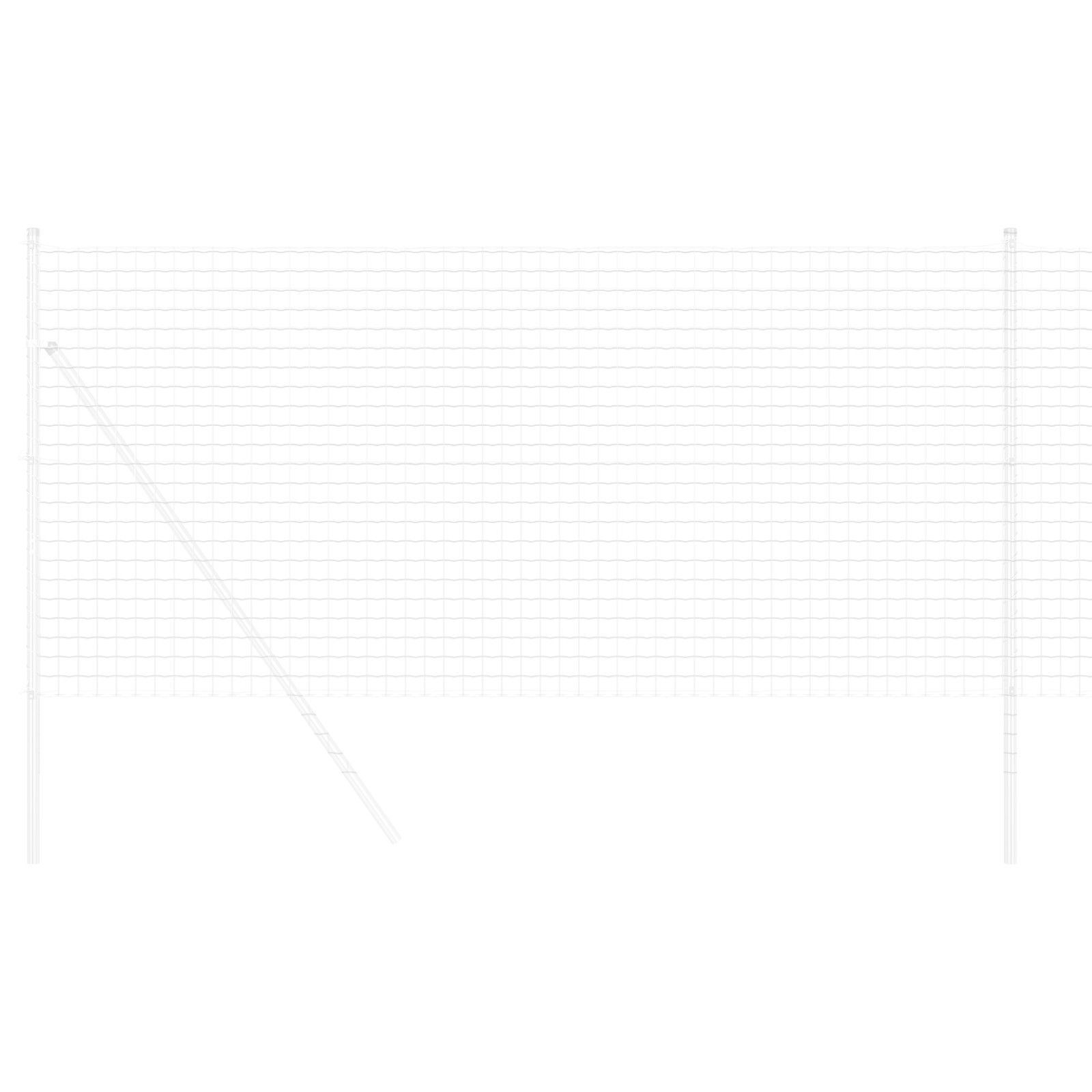 Recinzione Euro 1x10 m in acciaio zincato