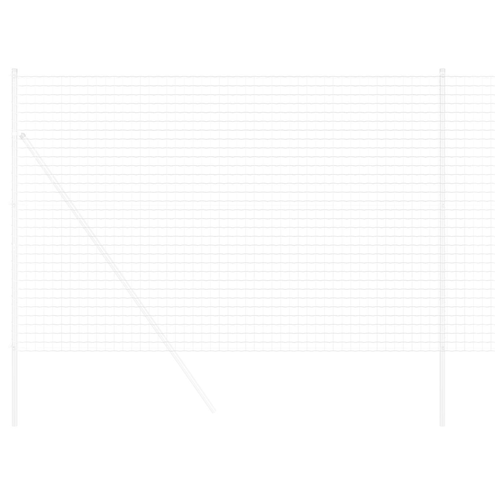 Recinzione Euro 1.5x10 m in Acciaio Zincato