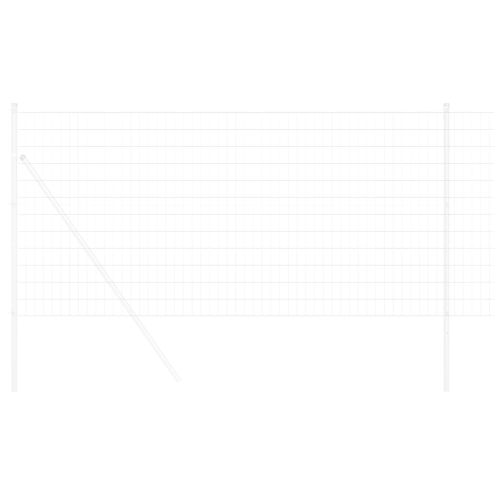 Recinzione Europea 1.2x25 m Acciaio Zincato