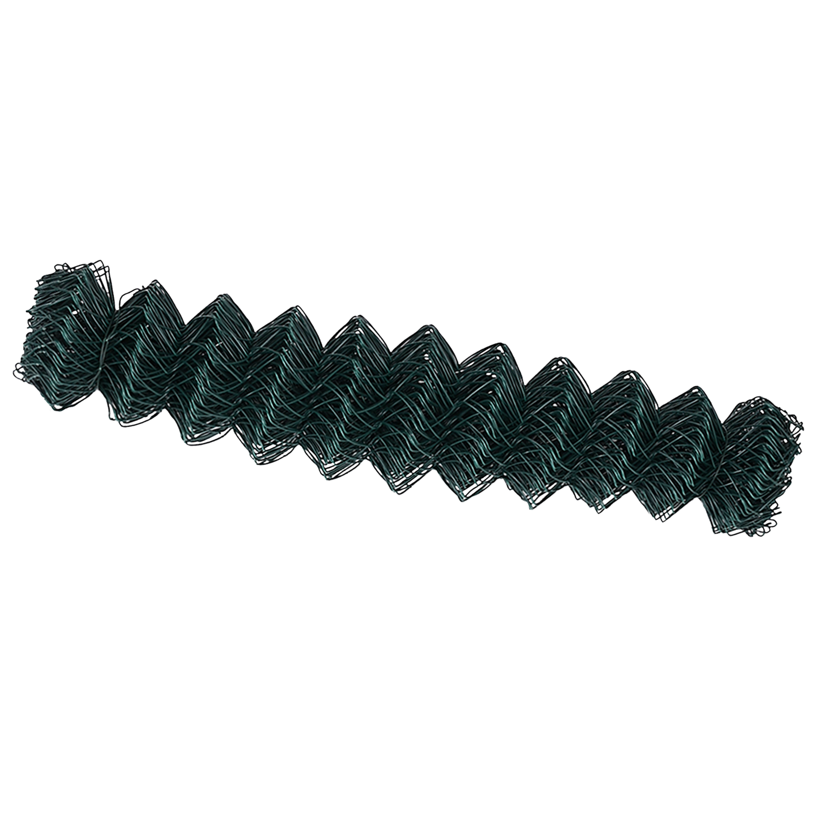 Recinzione a Maglia Chain Link Verde 1,2x10 m Acciaio