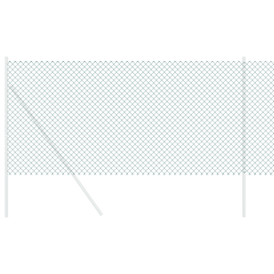 Recinzione a Maglia Chain Link Verde 1,2x10 m Acciaio