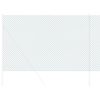 Recinzione a maglie Verde 1.5x10 m Acciaio