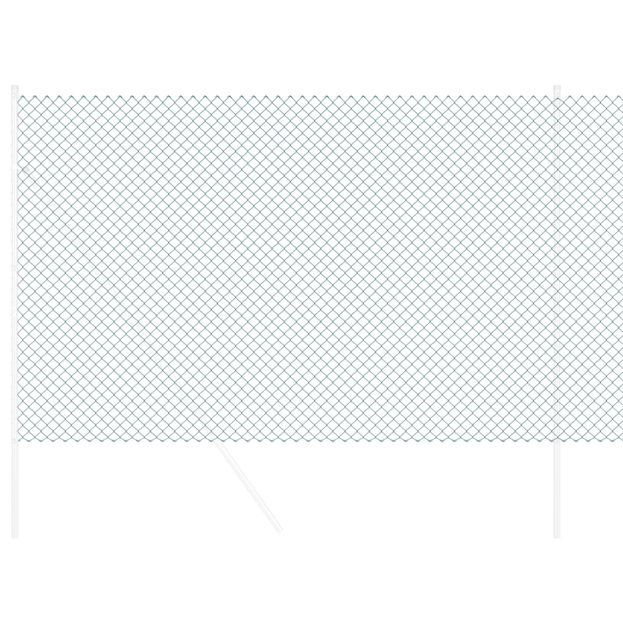 Recinzione a maglie Verde 1.5x10 m Acciaio