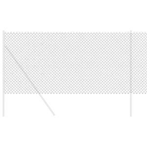 Recinzione a Maglie Chain Grigia 1.2x25 m Acciaio