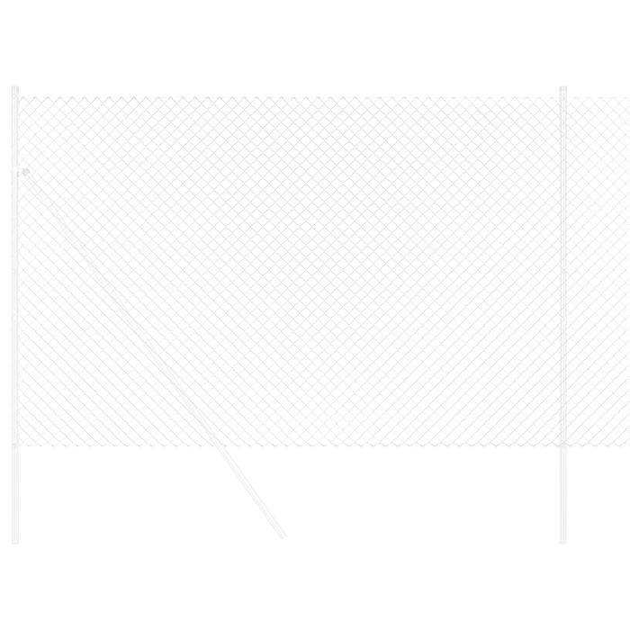 Recinzione con Maglie a Catena 1.5x10 m Acciaio Galvanizzato