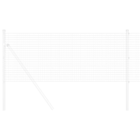 Recinzione in Filo Saldato 0.8x50 m Acciaio Zincato