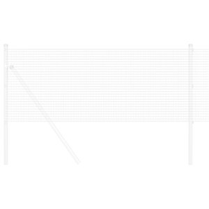 Recinzione in Rete Saldato 0,5x100 m Acciaio Zincato