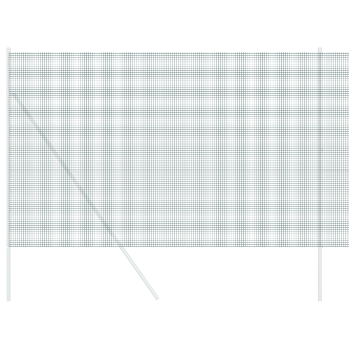 Recinzione in Rete Saldature Verde 1.5x10 m in Acciaio