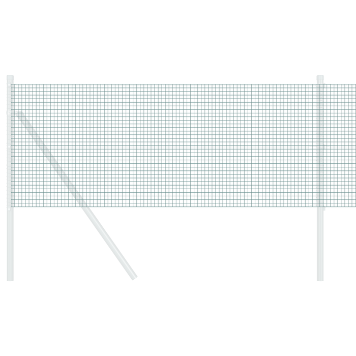 Recinzione in Filo Saldato Verde 0.8x25 m Acciaio