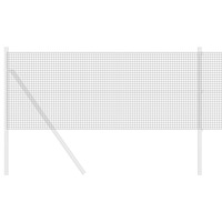 Recinzione in Filo Saldata Grigia 0.8 x 25 m Acciaio