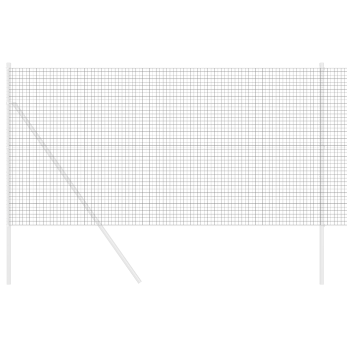 Recinzione in Filo Saldata Grigia 1.2x25 m Acciaio
