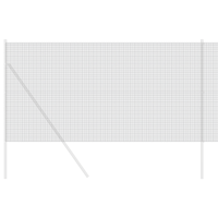 Recinto in Filo Saldato Grigio 1x50 m in Acciaio