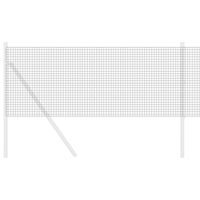 Recinzione in Filo Saldato Grigia 0.6x100 m Acciaio
