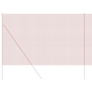 Recinzione in Filo Saldato Rossa 1.5x25 m Acciaio