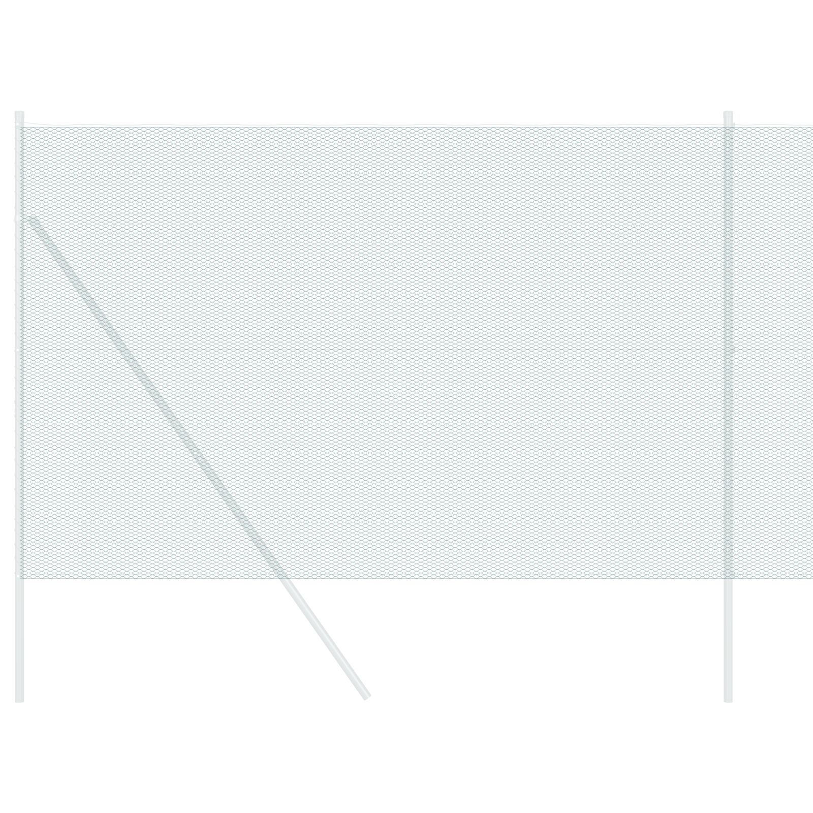 Recinzione Esagonale Verde 1,6x50 m Acciaio