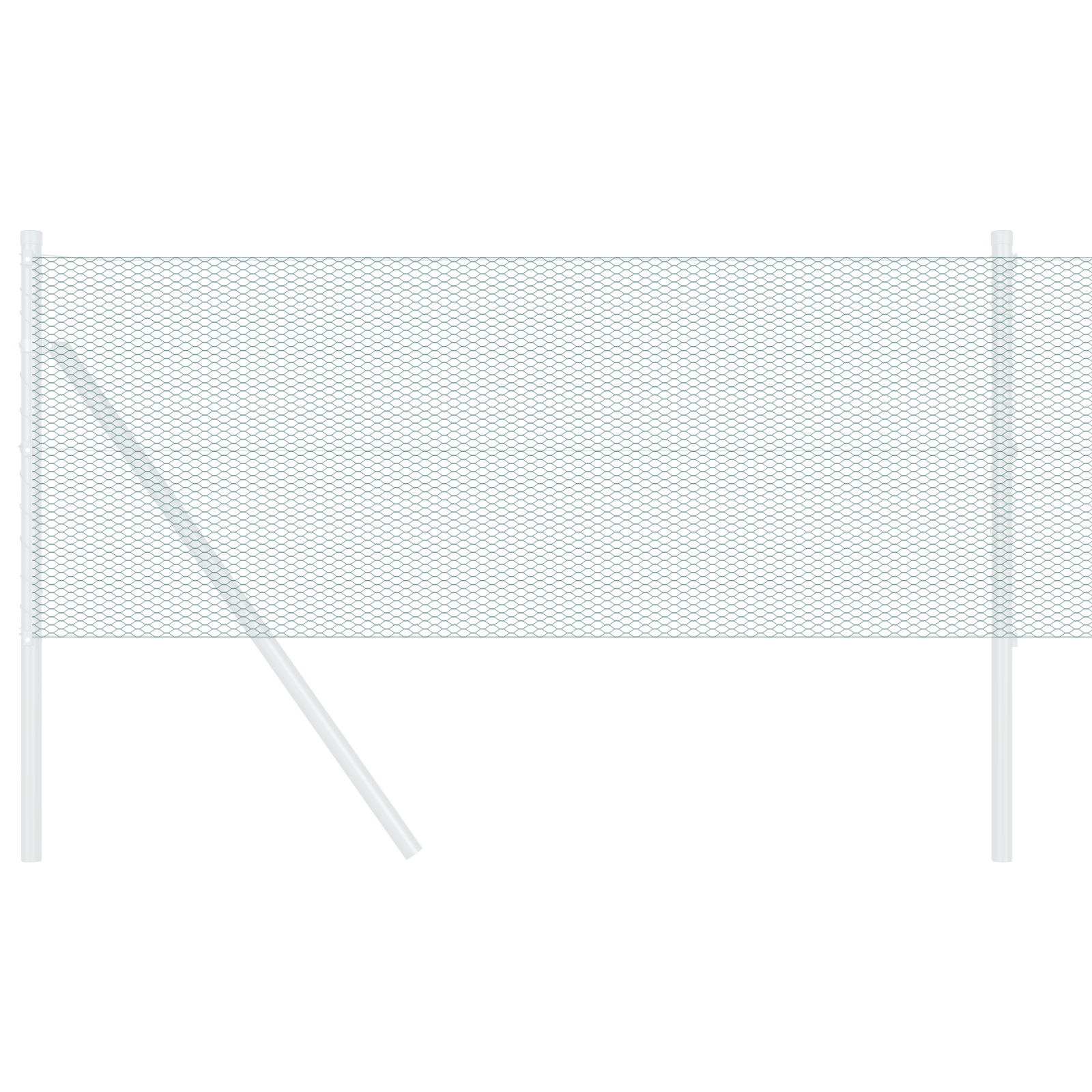 Recinzione Esagonale Verde 0.6x100 m Acciaio
