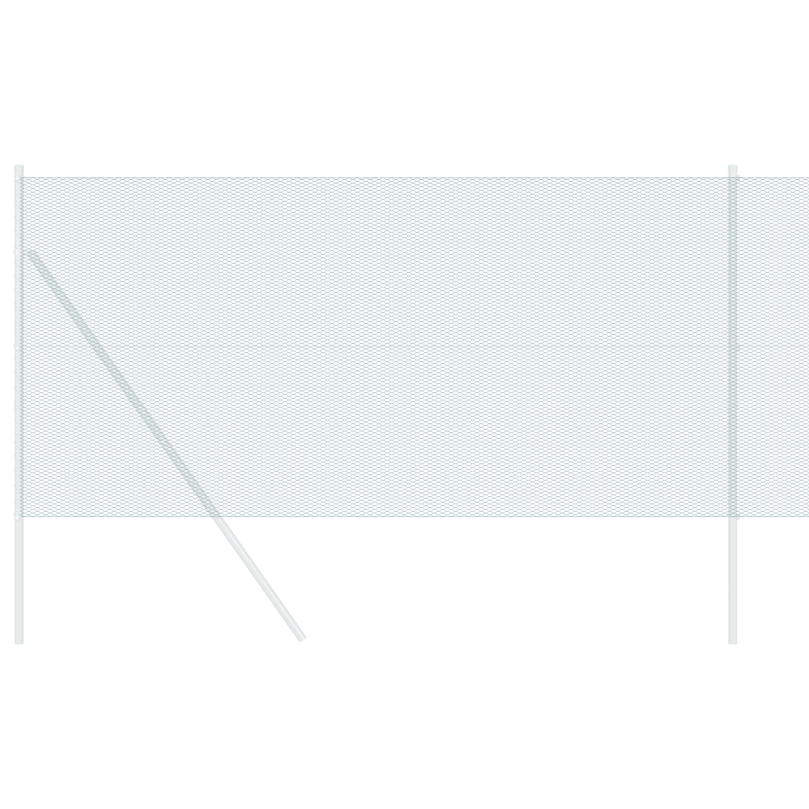 Recinzione esagonale verde 1.2x100 m in acciaio