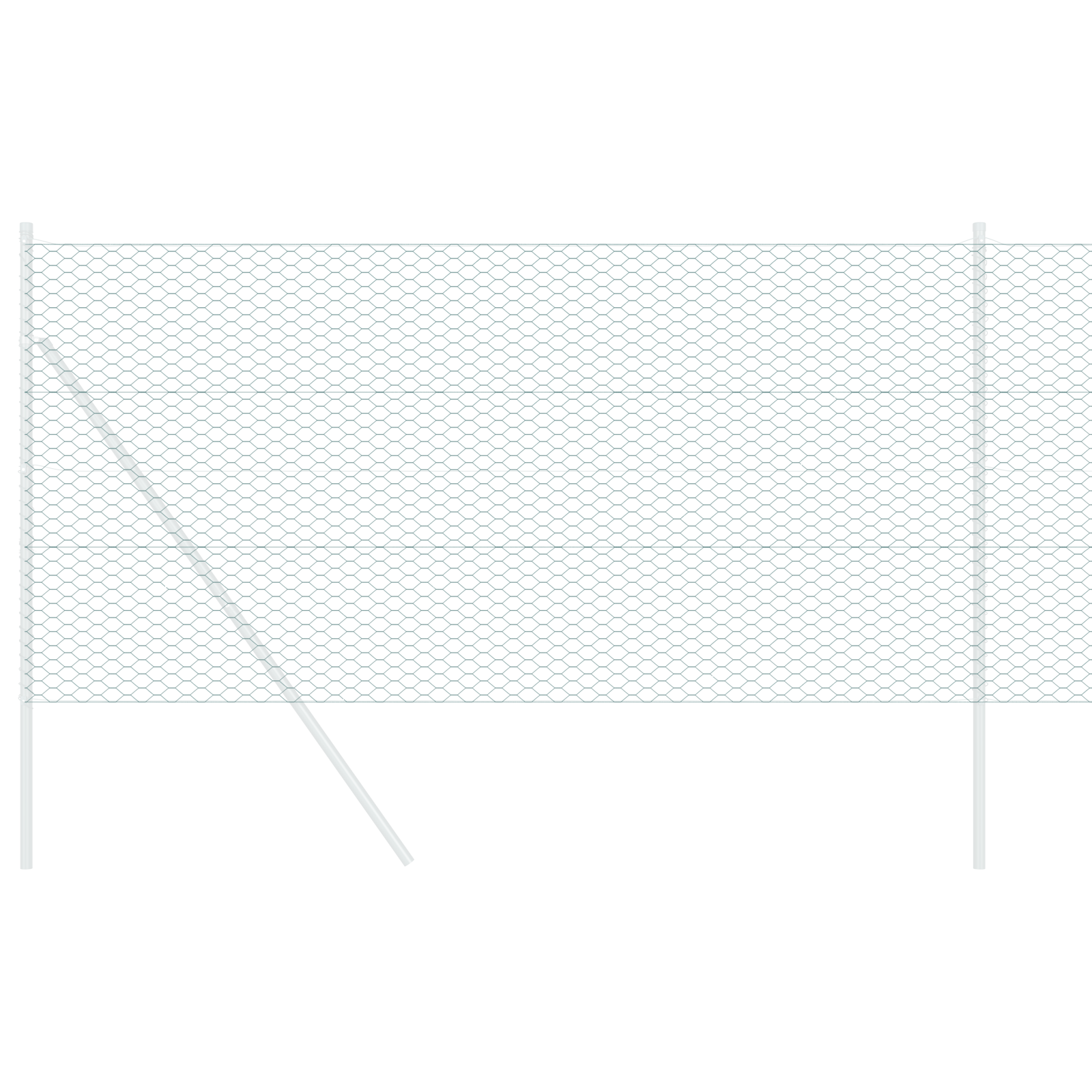 Recinzione Esagonale Verde 1.4x100 m in Acciaio