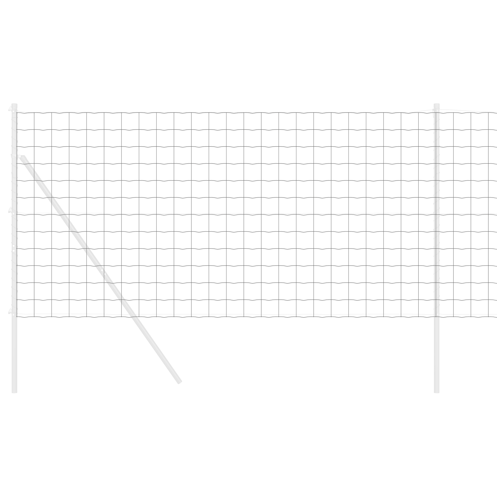 Recinzione esagonale 1x50 m Acciaio zincato