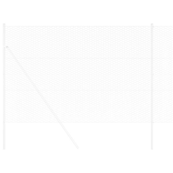 Recinzione Esagonale 1,5x100 m Acciaio Zincato