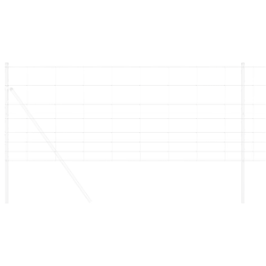 Recinto da Campo 1x10 m Acciaio Zincato